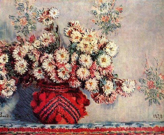 Stilleben mit Chrysanthemen, Claude Monet